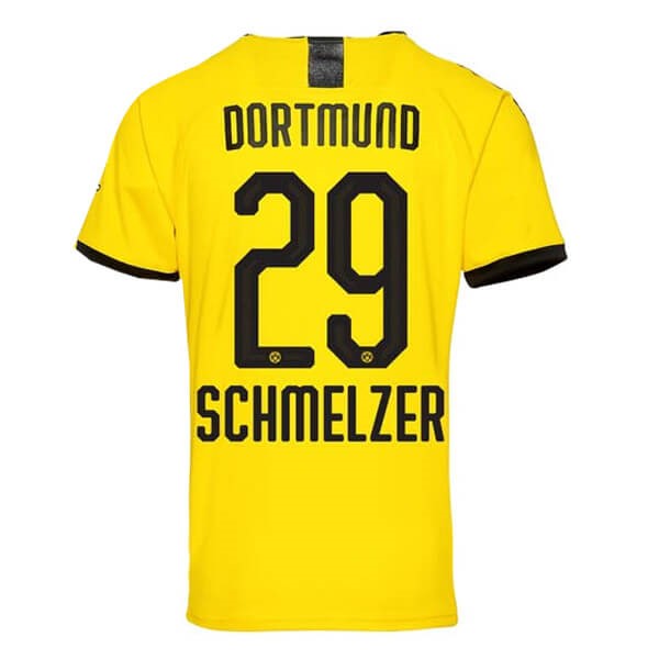 Thailand Trikot Borussia Dortmund NO.29 Schmelzer Heim 2019-20 Gelb Fussballtrikots Günstig